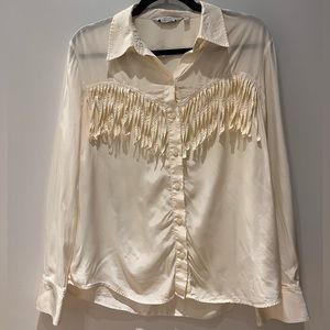 &otherstories western silk button-up - Size 6
